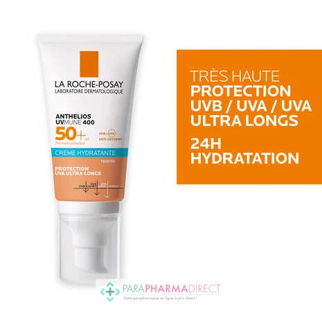 LA ROCHE-POSAY La Roche Posay Anthelios UVmune 400 - SPF50+ - Crème Hydratante Teintée 50ml 5 LA ROCHE-POSAY La Roche Posay Anthelios UVmune 400 - SPF50+ - Crème Hydratante Teintée 50ml – Image 3