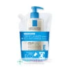 LA ROCHE-POSAY La Roche Posay Lipikar Syndet AP+ Crème Lavante Relipidante 400ml + Eco Recharge 400ml -LA ROCHE-POSAY la roche posay lipikar syndet ap creme lavante relipidante 400ml eco recharge 40 la roche posay anti irritant reparateur 1 61fd3a1543ed0